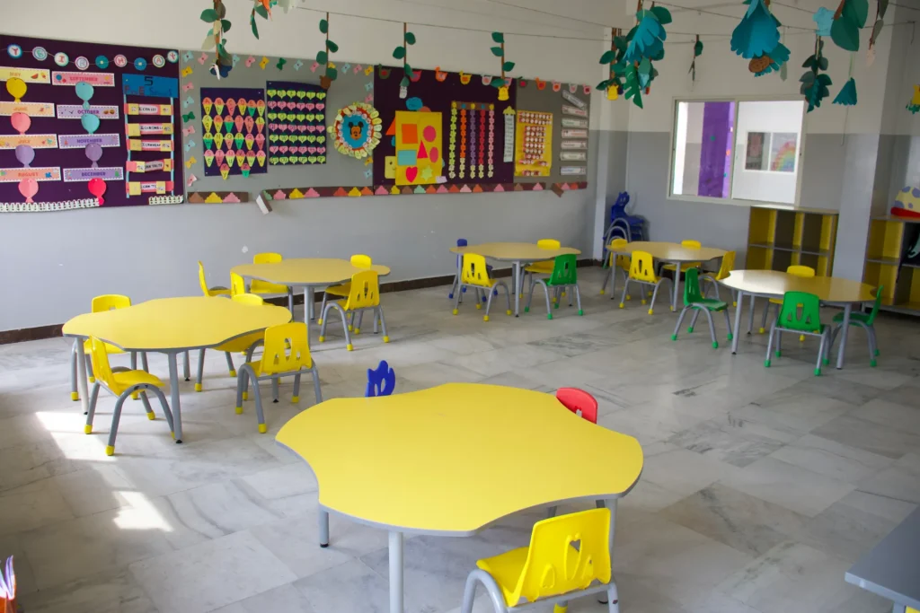 Pre-primary classroom at Brigade Public School, Gurramguda campus