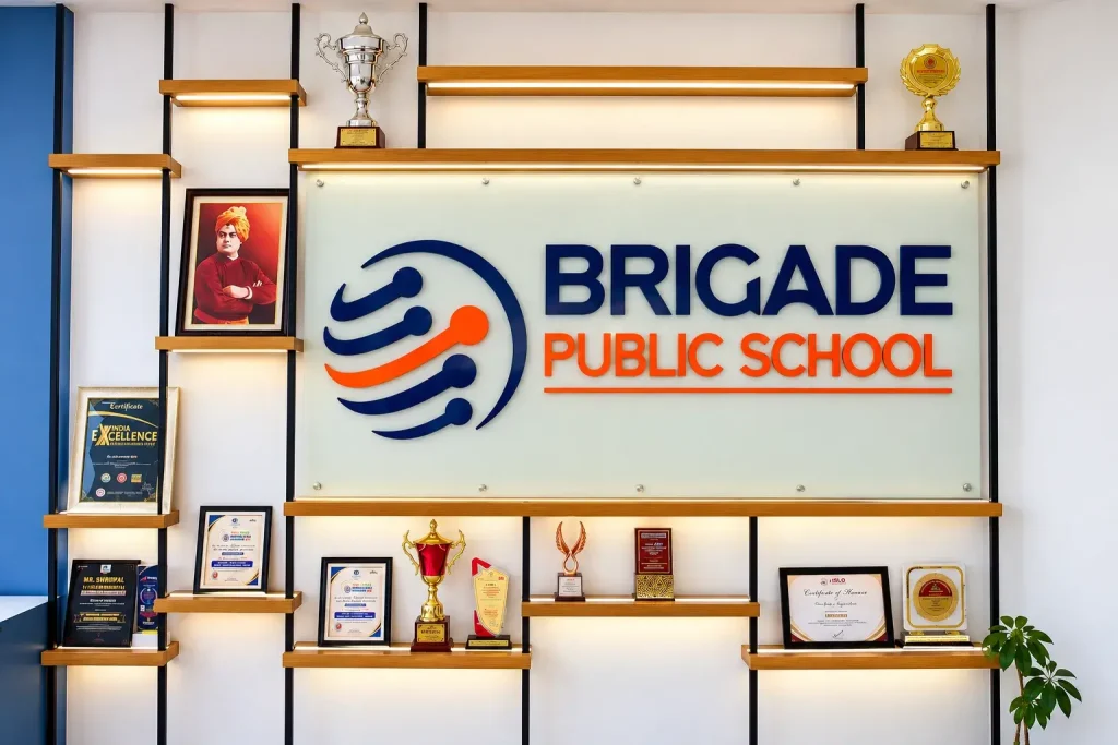Campus building at Brigade Public School, Gurramguda campus