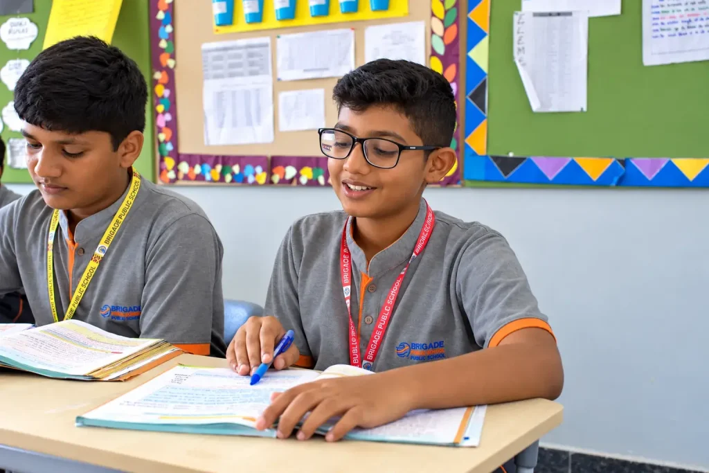 Students Learning Together in Classroom